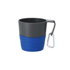 Opvouwbare beker Mibar blauw onbedrukt