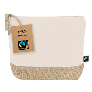 Make-up tas Thilo Fairtrade lichtblauw 1 kleur