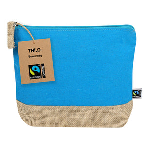 Make-up tas Thilo Fairtrade geel onbedrukt