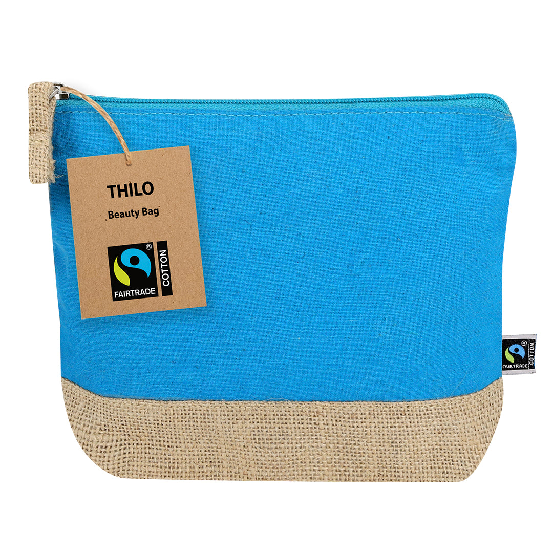 Make-up tas Thilo Fairtrade geel onbedrukt