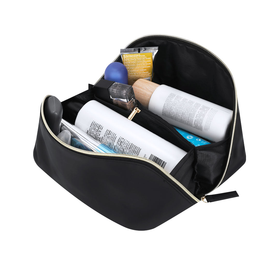 Make-up tas Brinix zwart onbedrukt