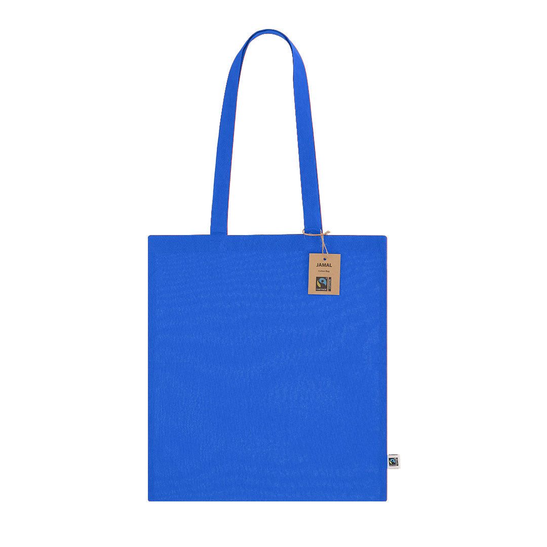 Tas Jamal Fairtrade blauw onbedrukt