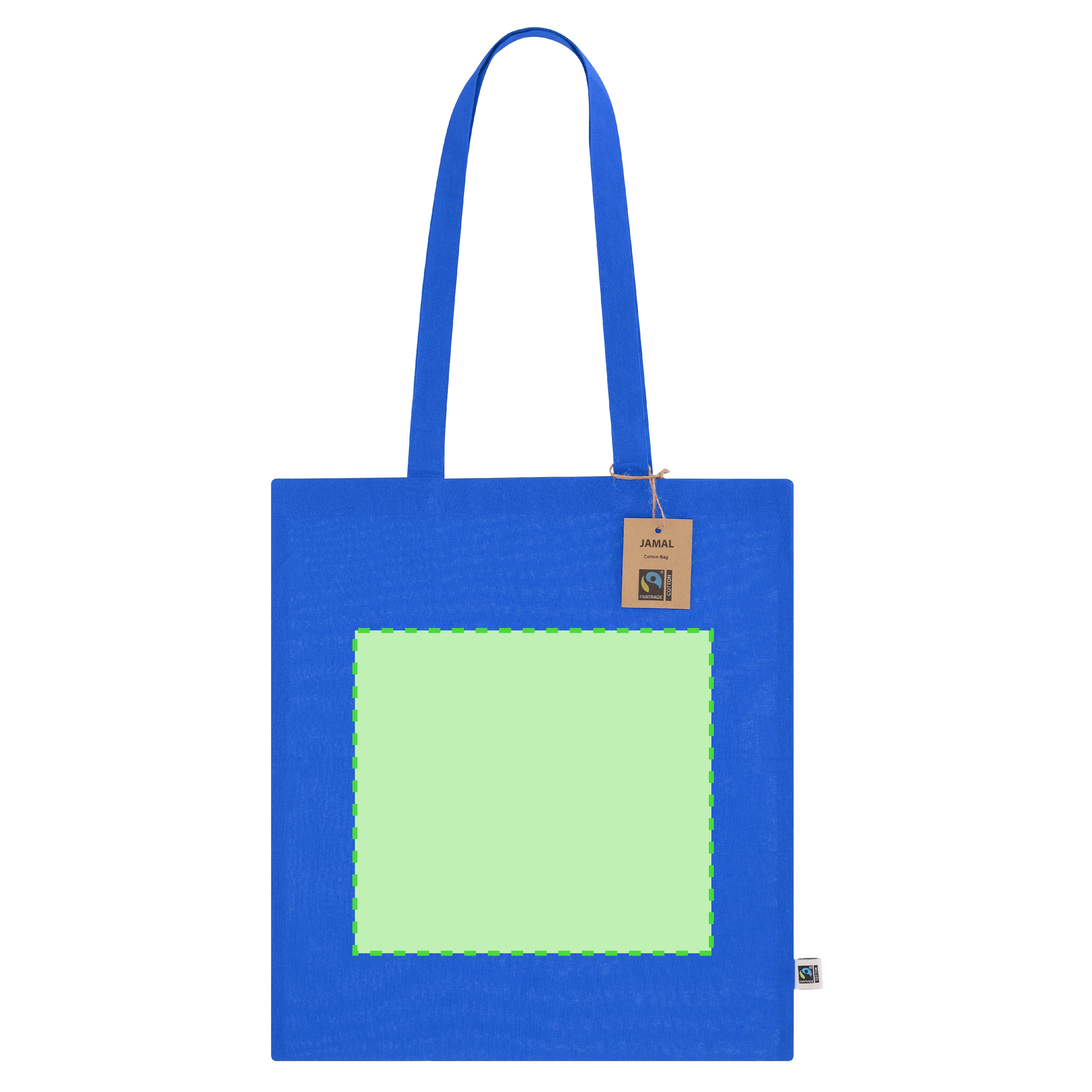 Tas Jamal Fairtrade oranje onbedrukt