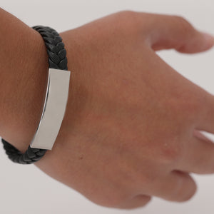Armband Mubark zilver onbedrukt