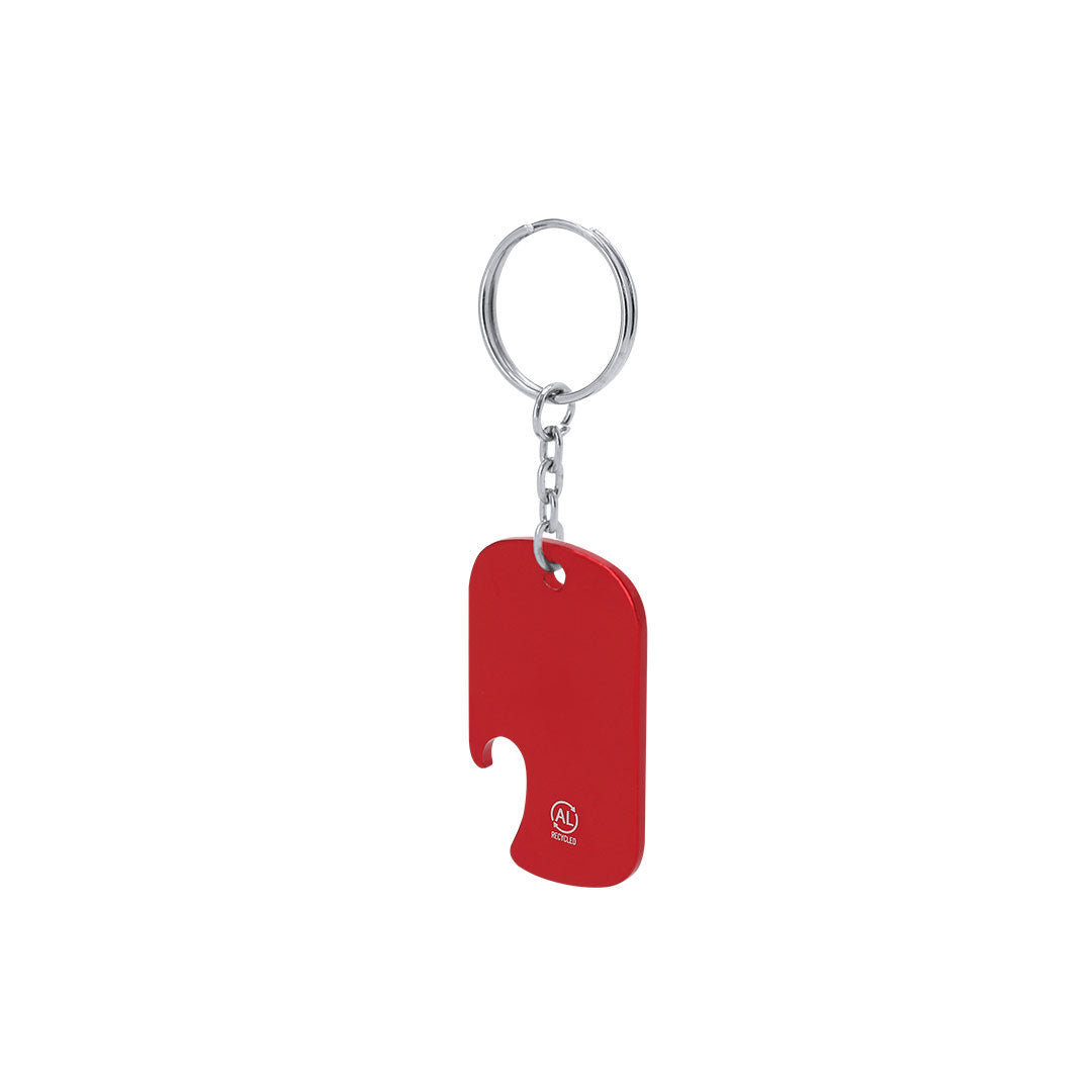 Opener Sleutelring Sawad zilver 1 kleur