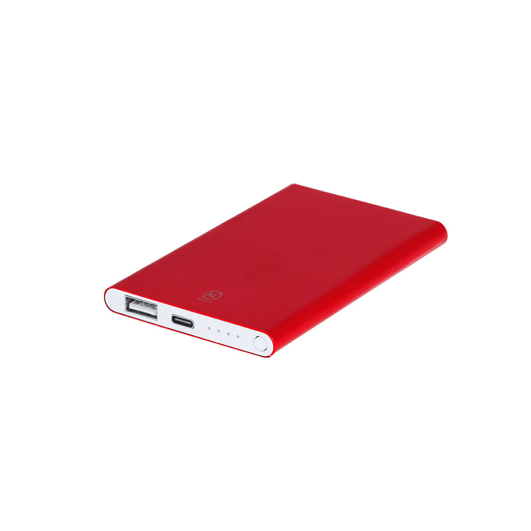 Powerbank Backen wit onbedrukt