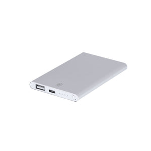 Powerbank Backen blauw Graveren