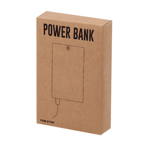 Powerbank Backen zwart Graveren
