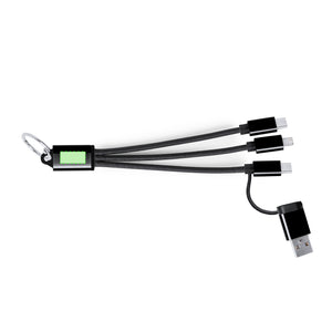 Oplaadkabel Bikoc zilver 1 kleur