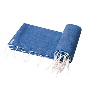 Handdoek Pareo Dikky donkerblauw onbedrukt