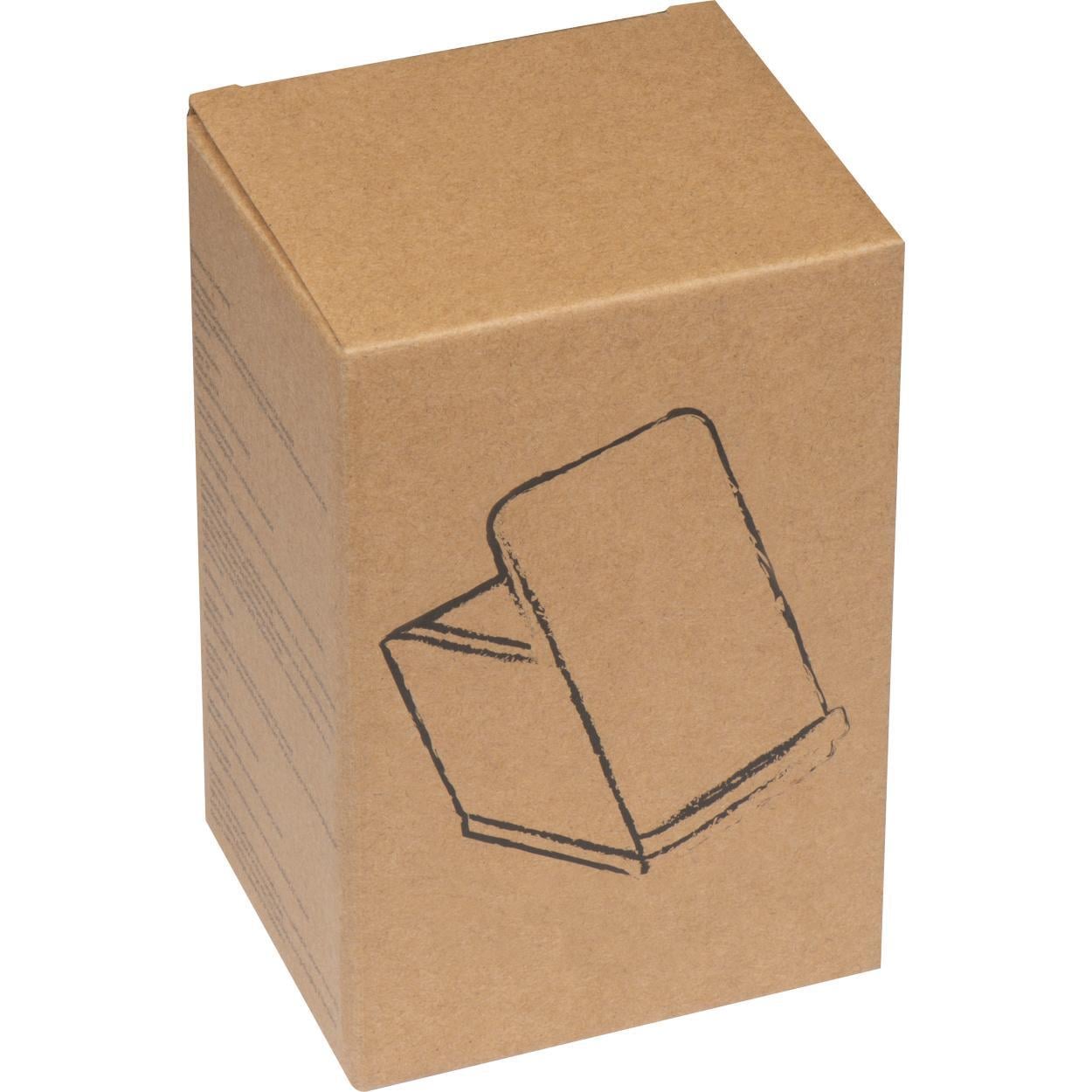 Pennenhouder van bamboe met wireless charger sample