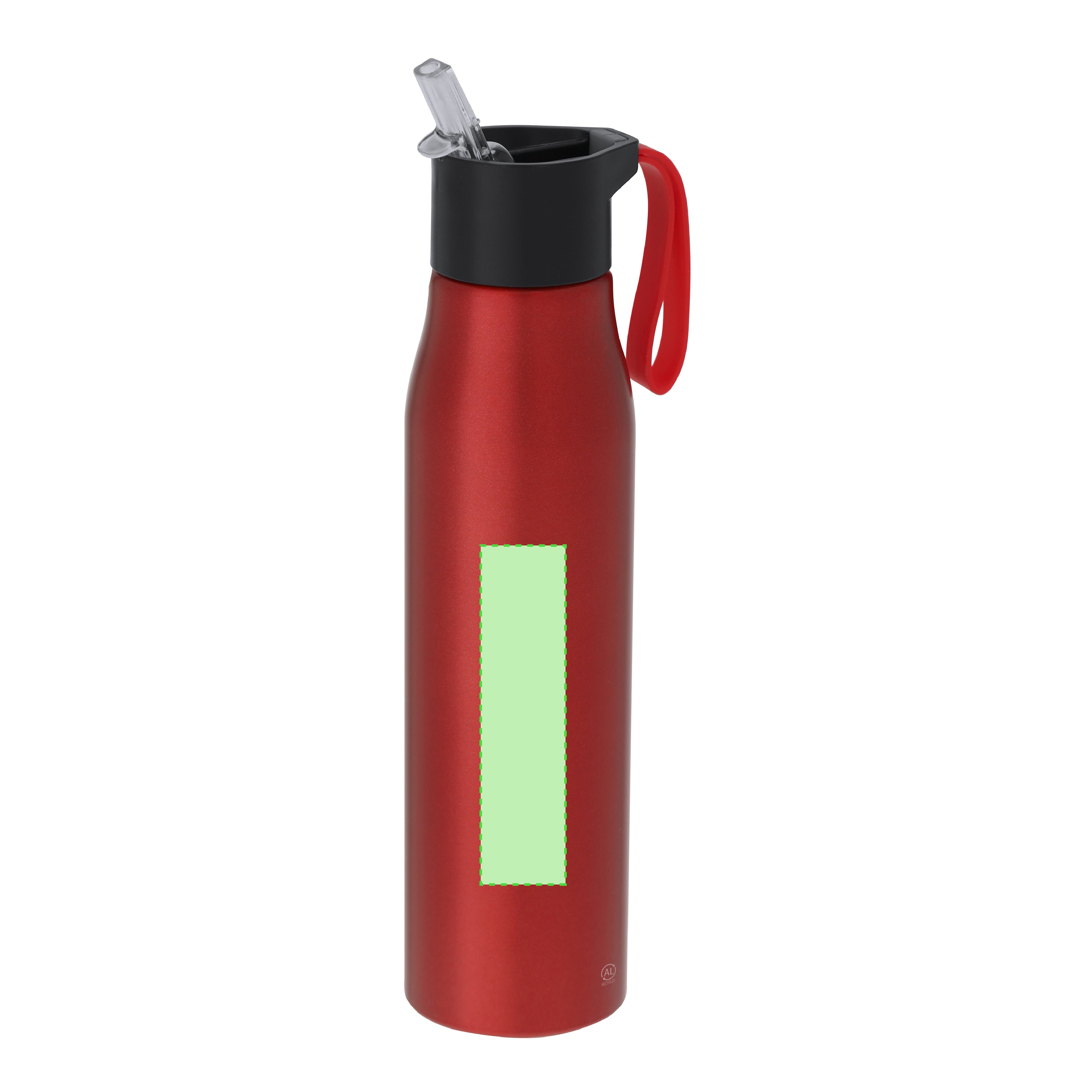 Fles Thorup zwart Graveren