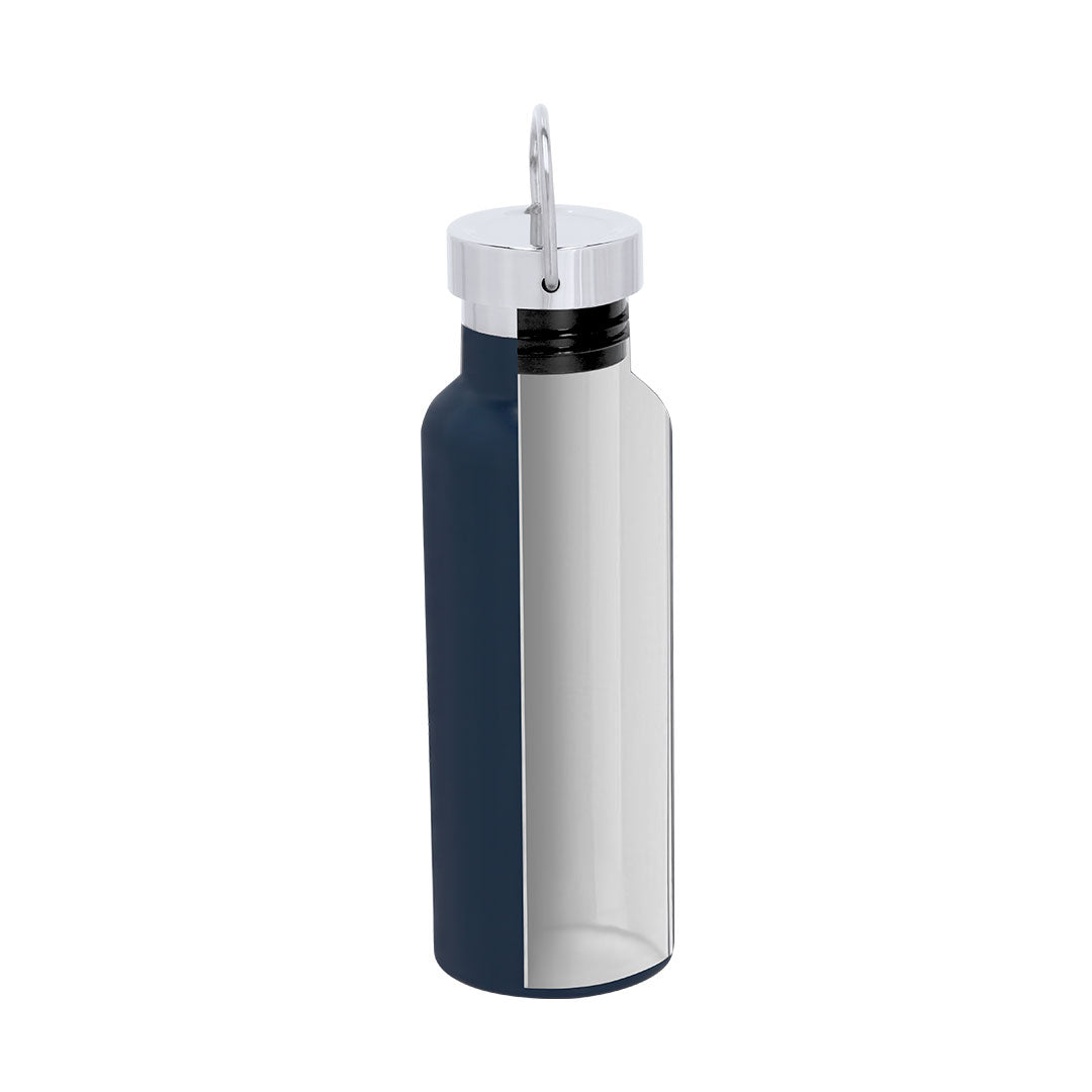 Geïsoleerde fles Libix donkerblauw onbedrukt
