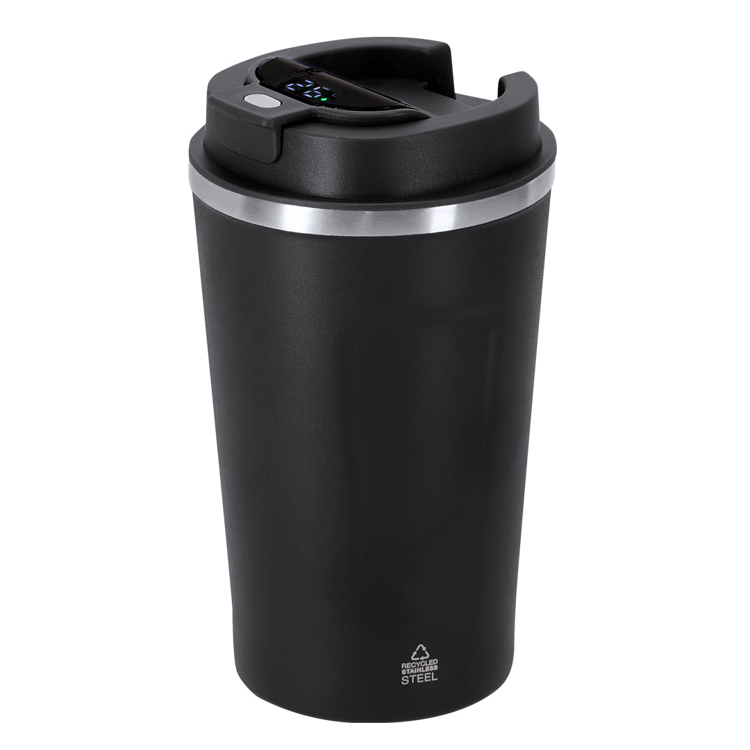 Geïsoleerde fles Molin donkerblauw Graveren