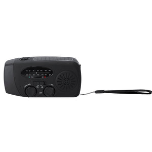 Multifunctionele noodradio-cart zwart onbedrukt