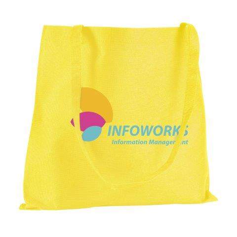 Shopper winkeltas wit 3 kleuren 11162