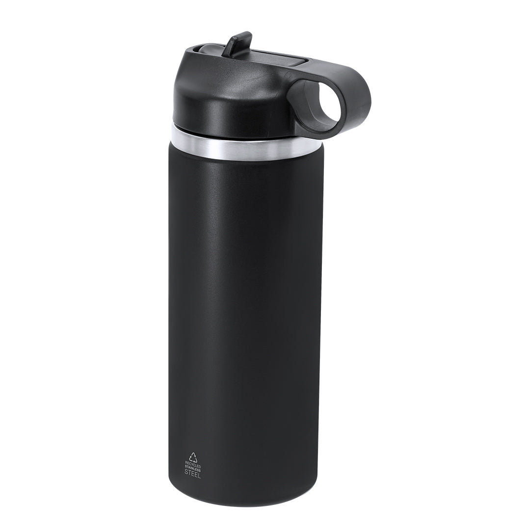 Geïsoleerde fles Gomery donkerblauw Graveren