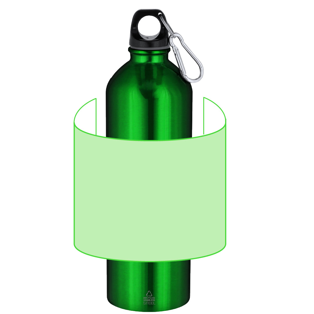 Fles graan rood 1 kleur