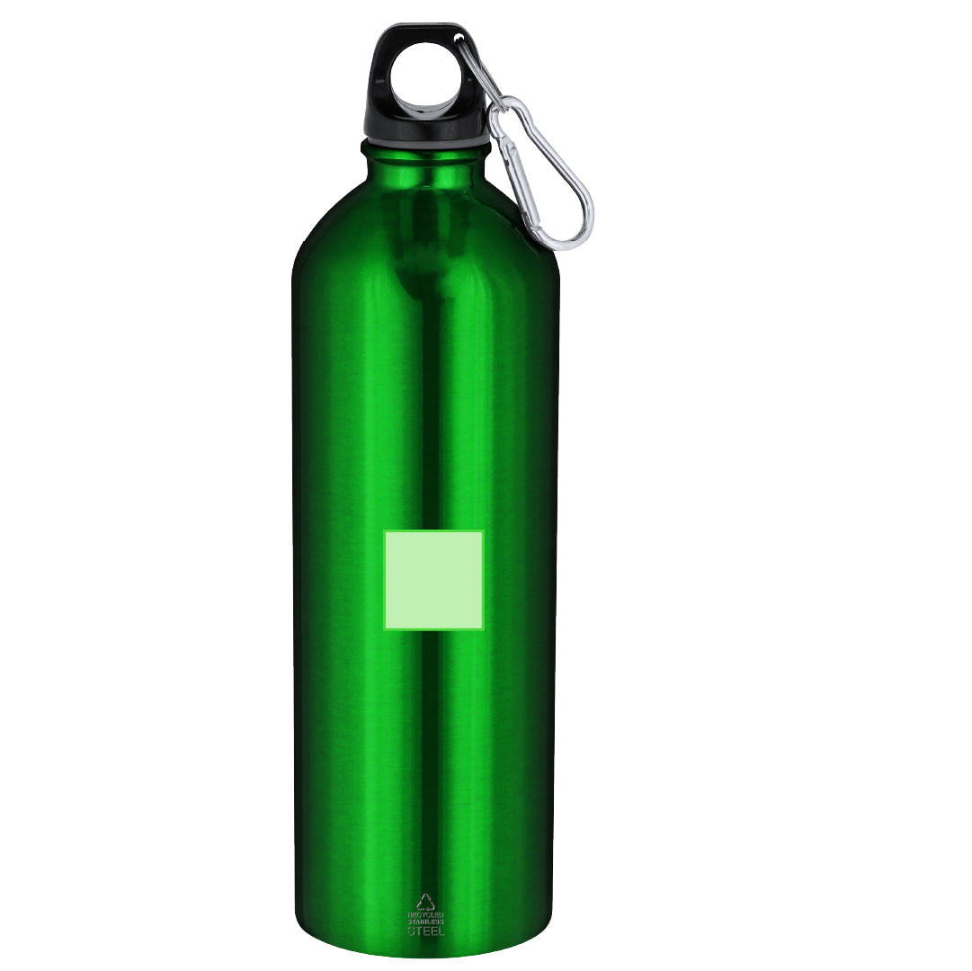 Fles graan zwart onbedrukt