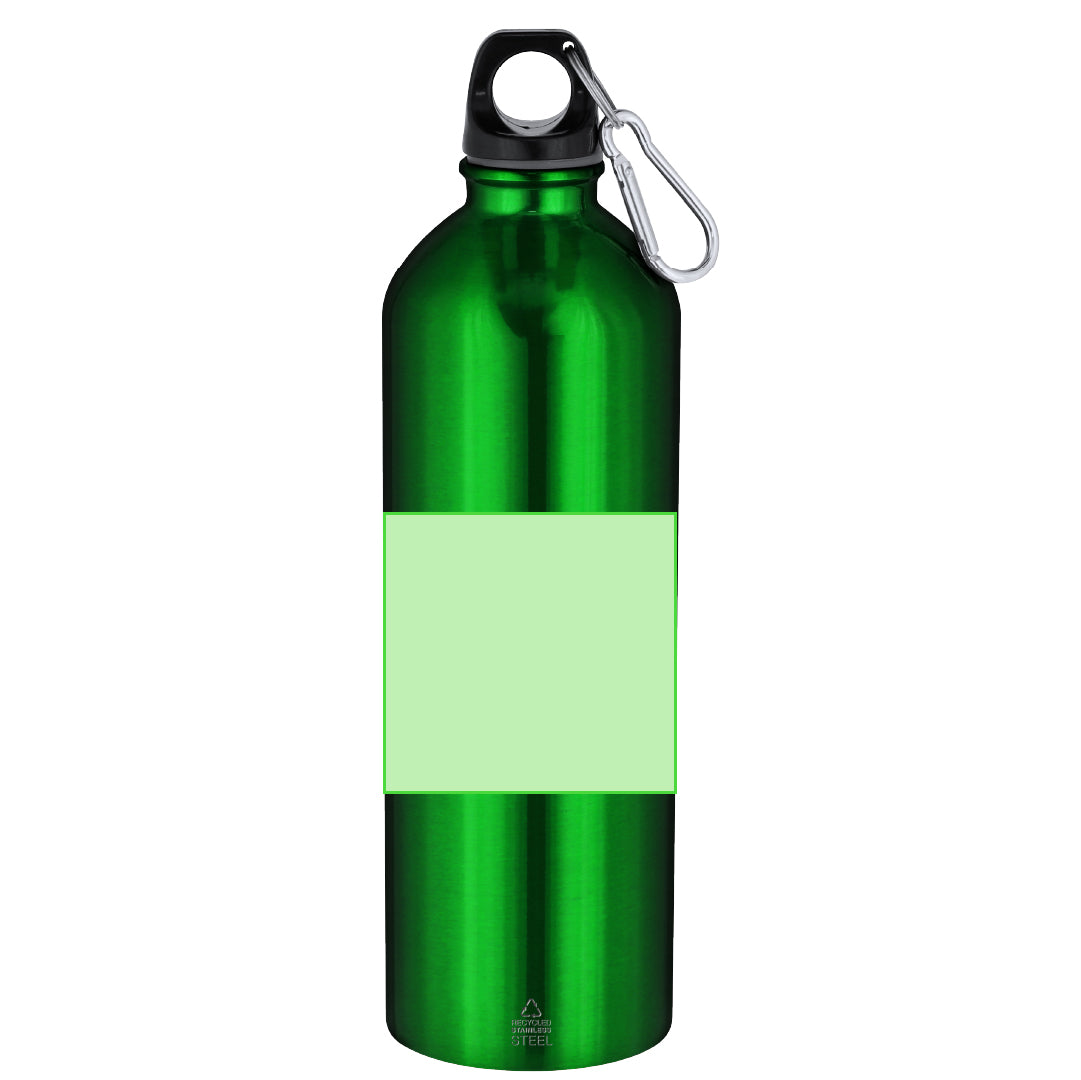Fles graan donkerblauw Graveren