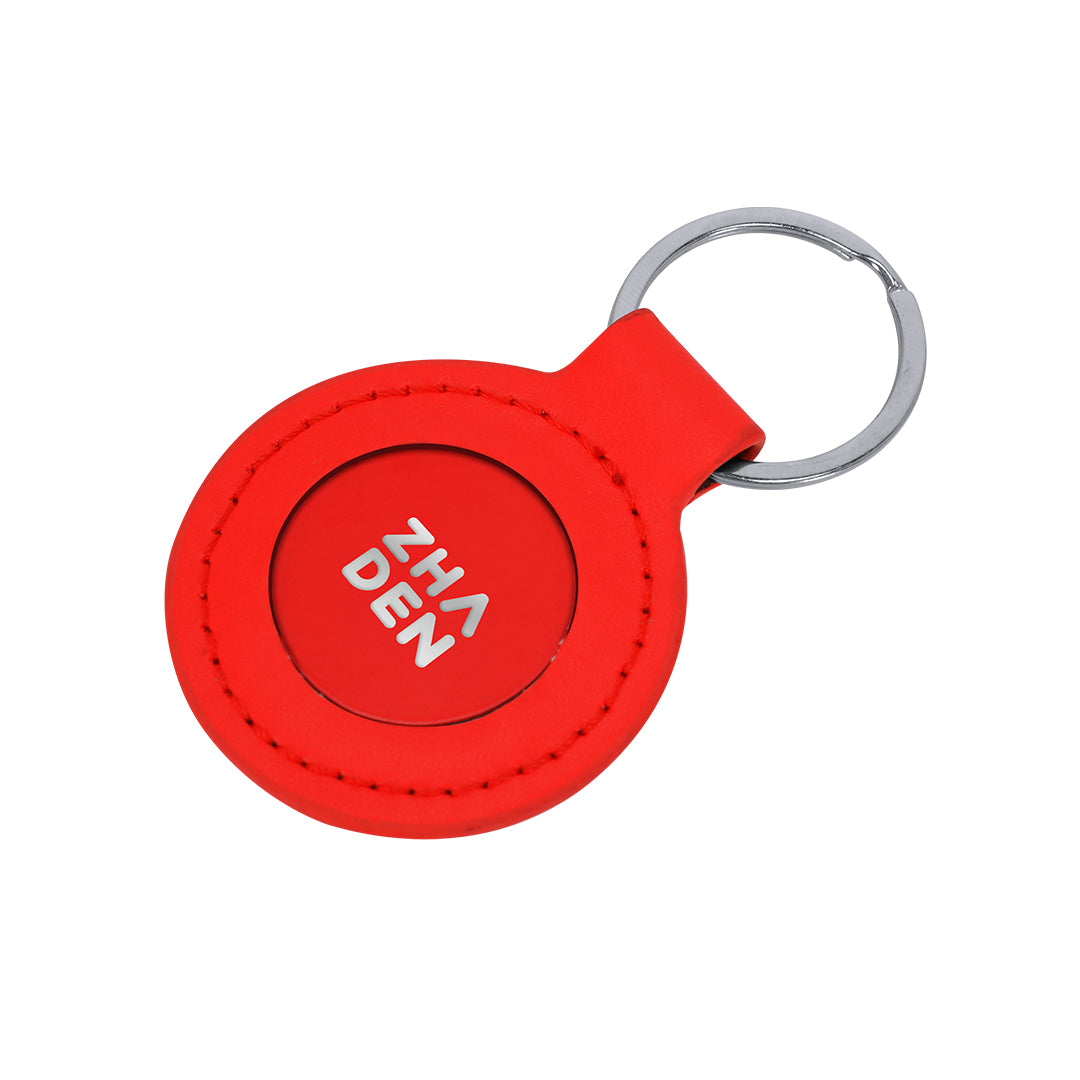Sleutelhanger Puckler donkerblauw Graveren