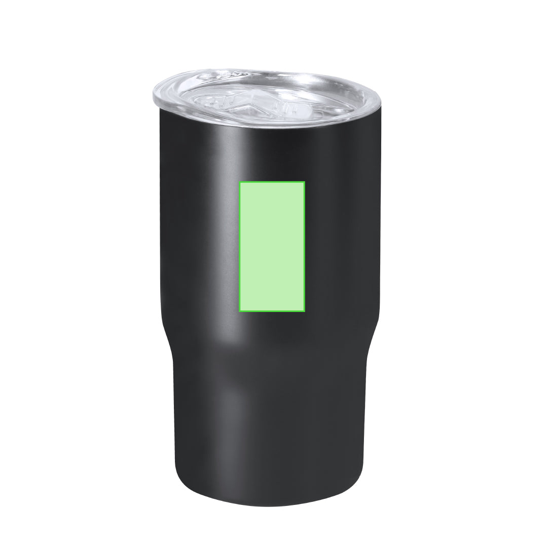 thermos beker Zaran zwart Graveren