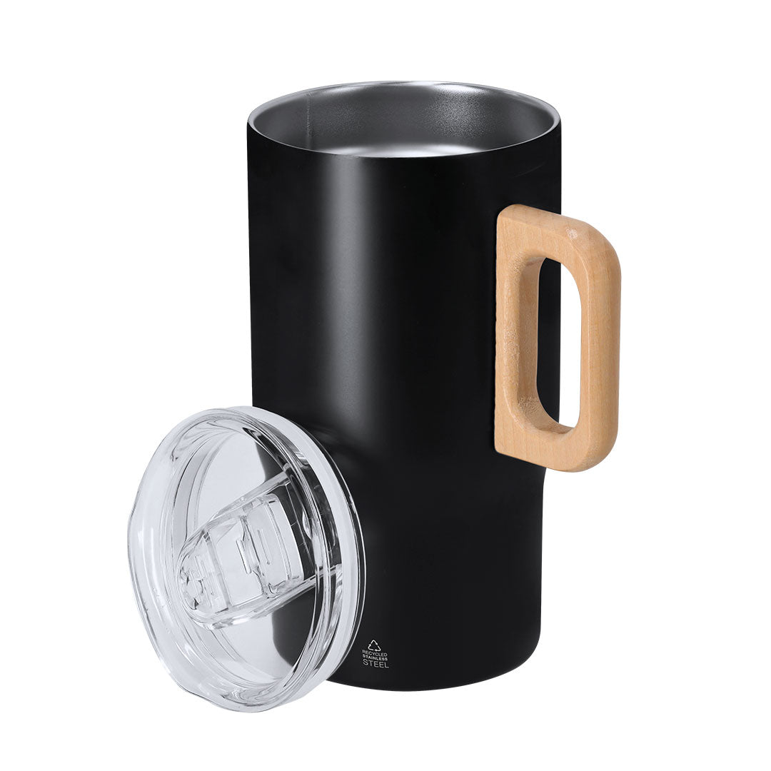thermos beker Zaran donkerblauw Graveren