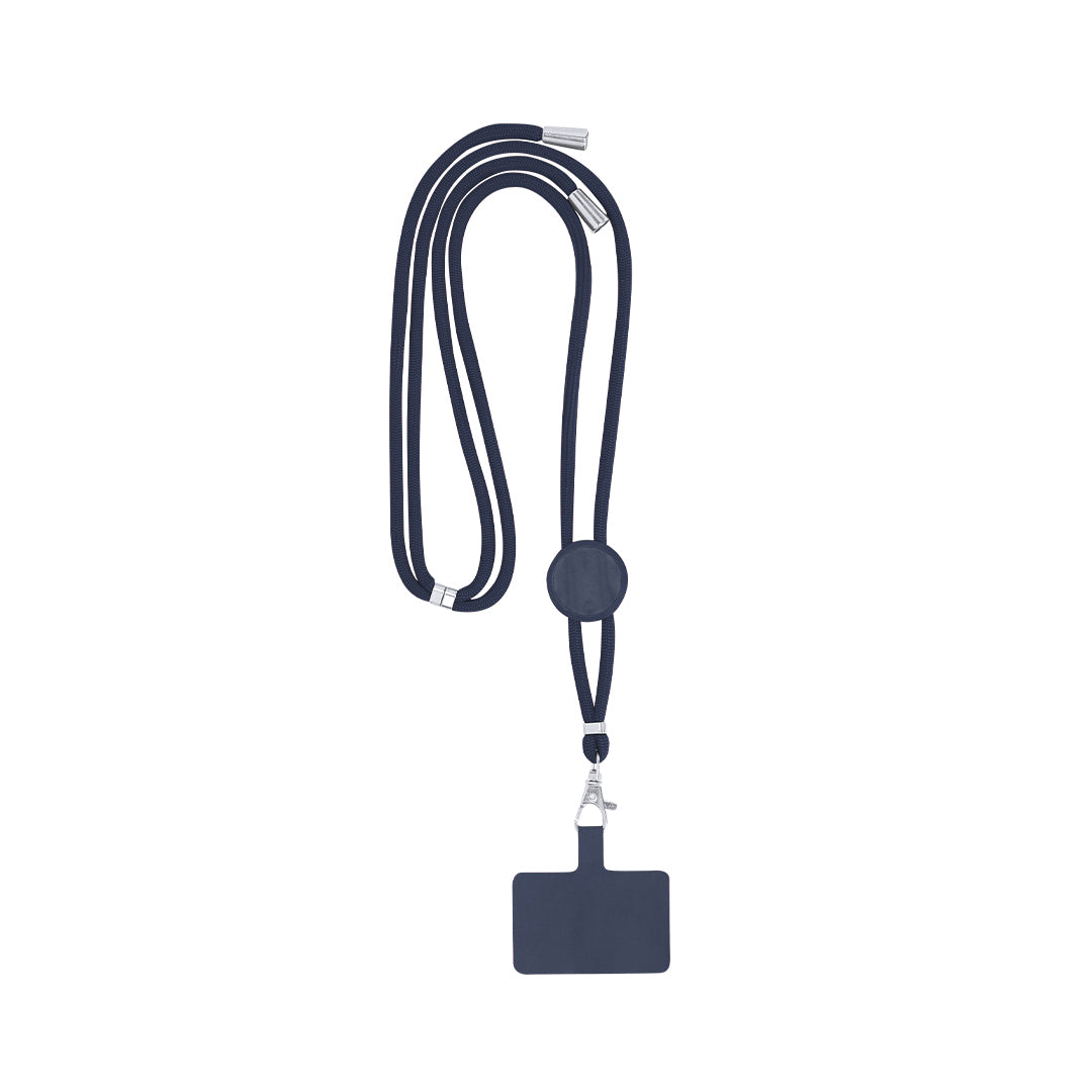 Lanyard Telefoonhouder Zaret zwart onbedrukt