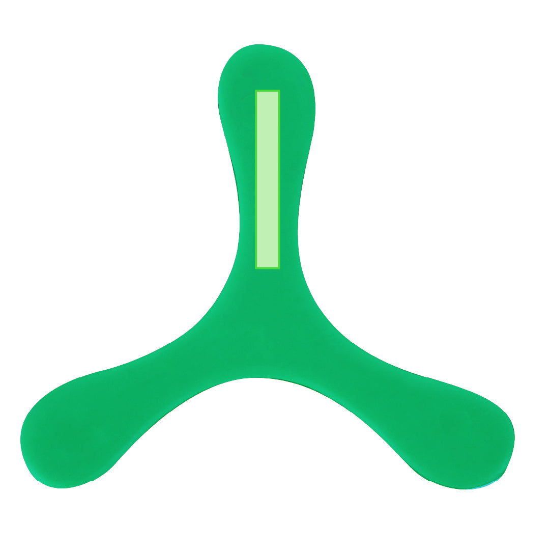 Frisbee Kybeck groen onbedrukt