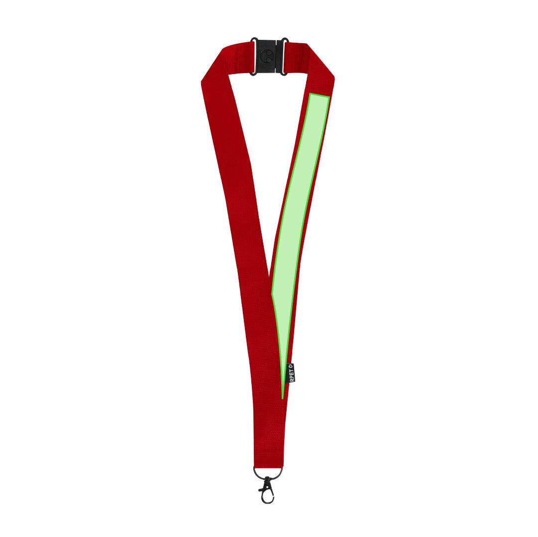 Lanyard Dycoun rood onbedrukt