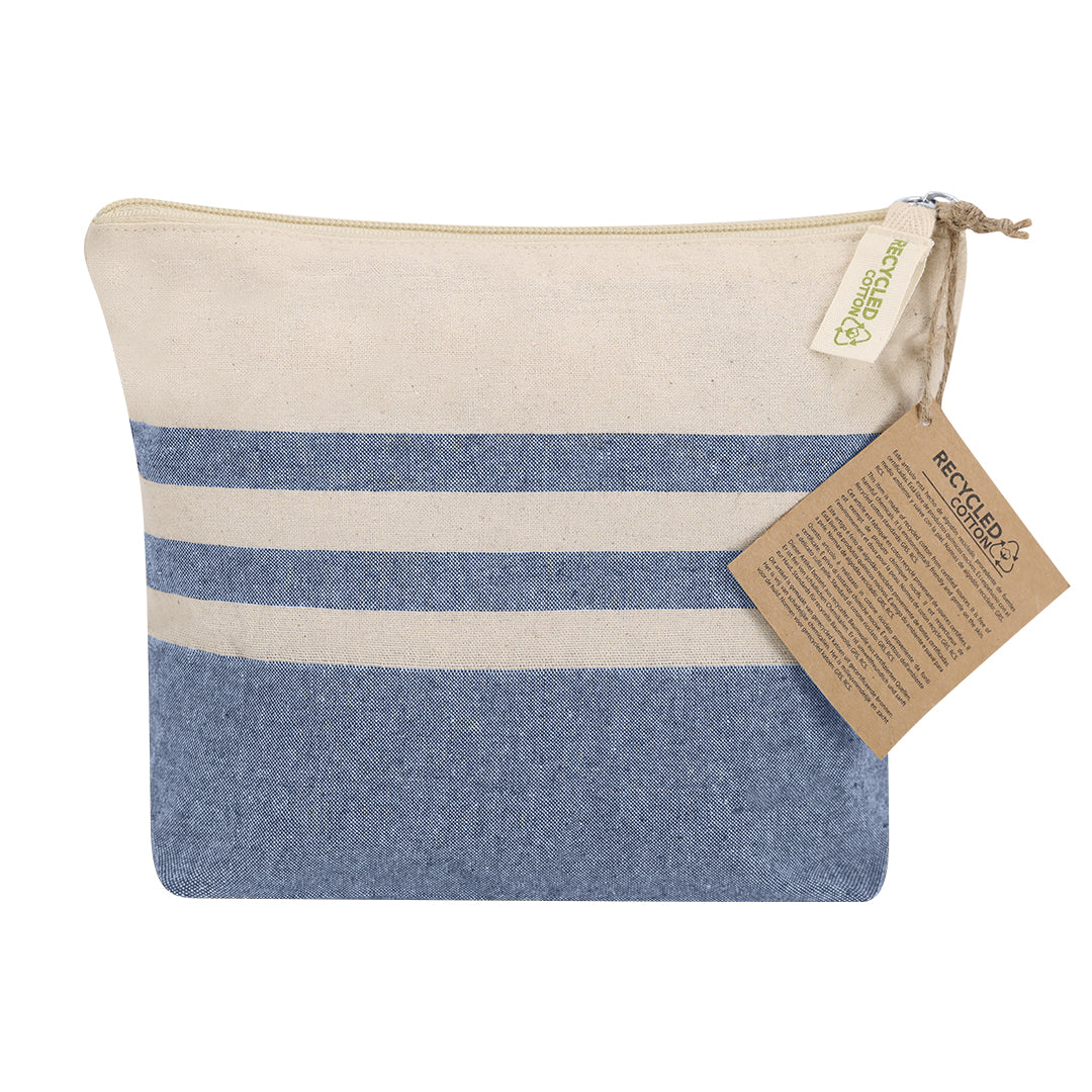 Make-up tas Daronel donkerblauw onbedrukt