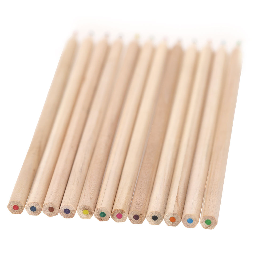 Wibar potlodenset naturel 2 kleuren