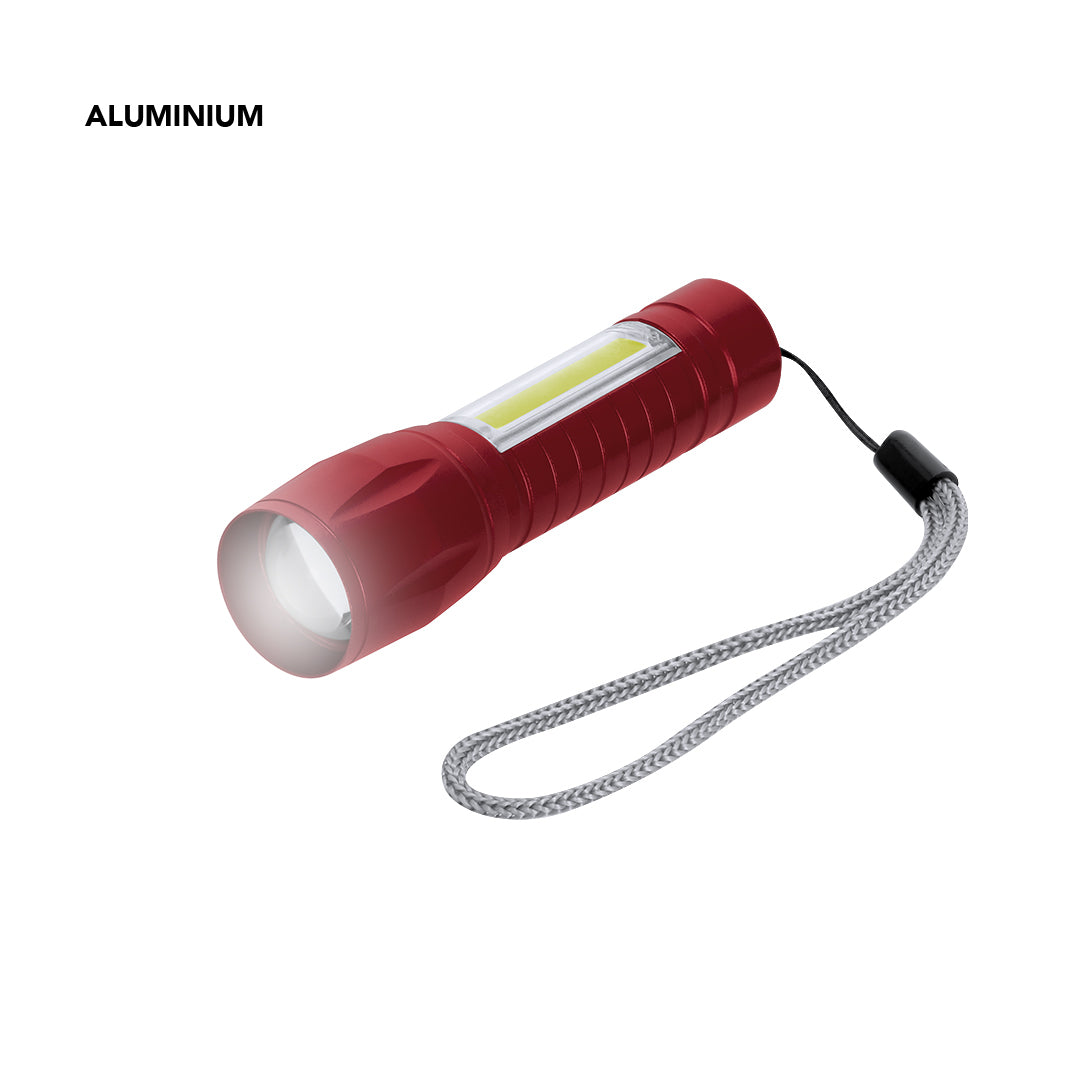 Zaklamp Dilrot rood Graveren