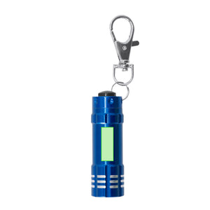 Zaklamp sleutelhanger Musday zilver Graveren