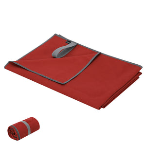 Absorberende handdoek Jutiul oranje 1 kleur