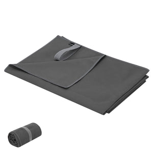 Absorberende handdoek Jutiul grijs 1 kleur