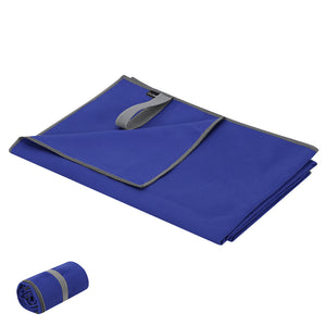 Absorberende handdoek Jutiul blauw onbedrukt