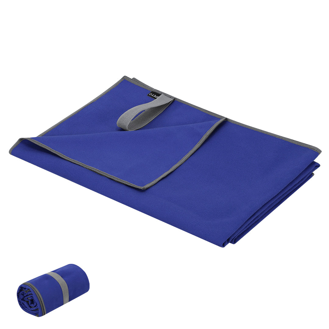 Absorberende handdoek Jutiul blauw onbedrukt
