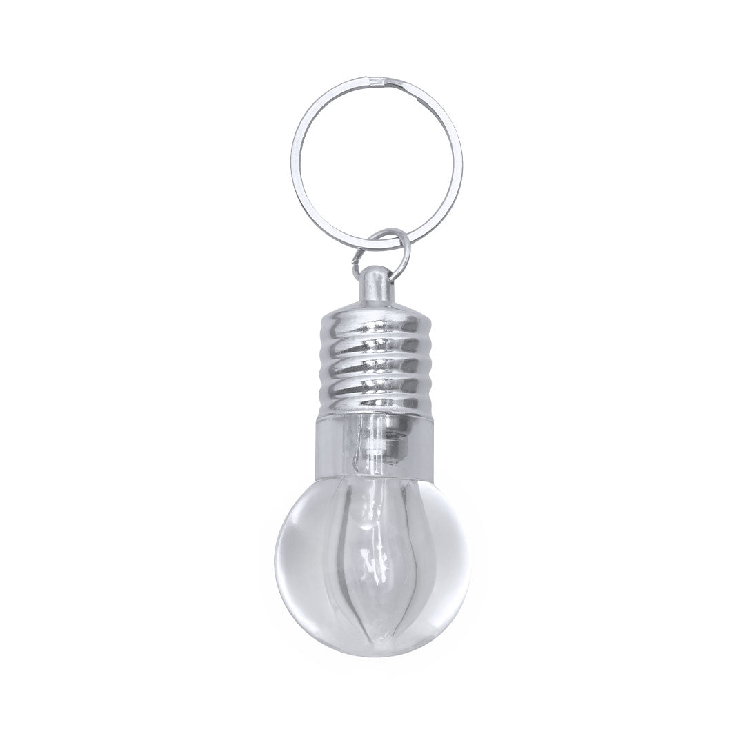 Zaklamp sleutelhanger Bardan transparant onbedrukt
