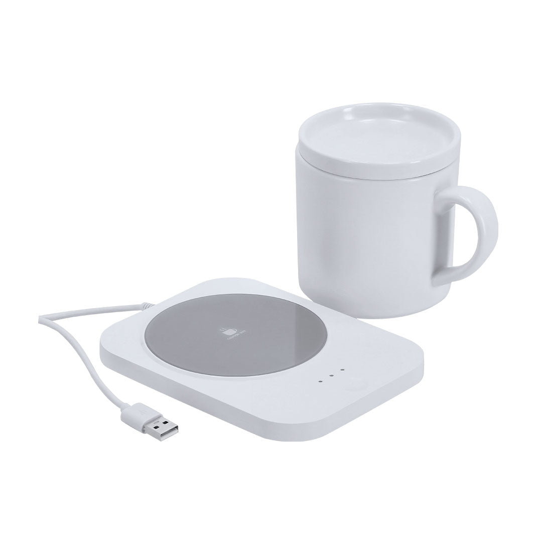 Oplader Bekerwarmer Wasoox wit onbedrukt
