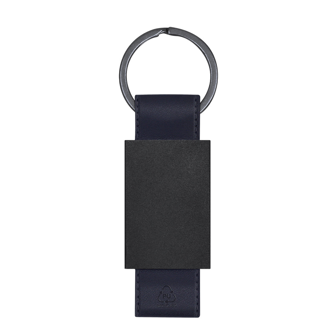 Sleutelhanger Versat donkerblauw Graveren