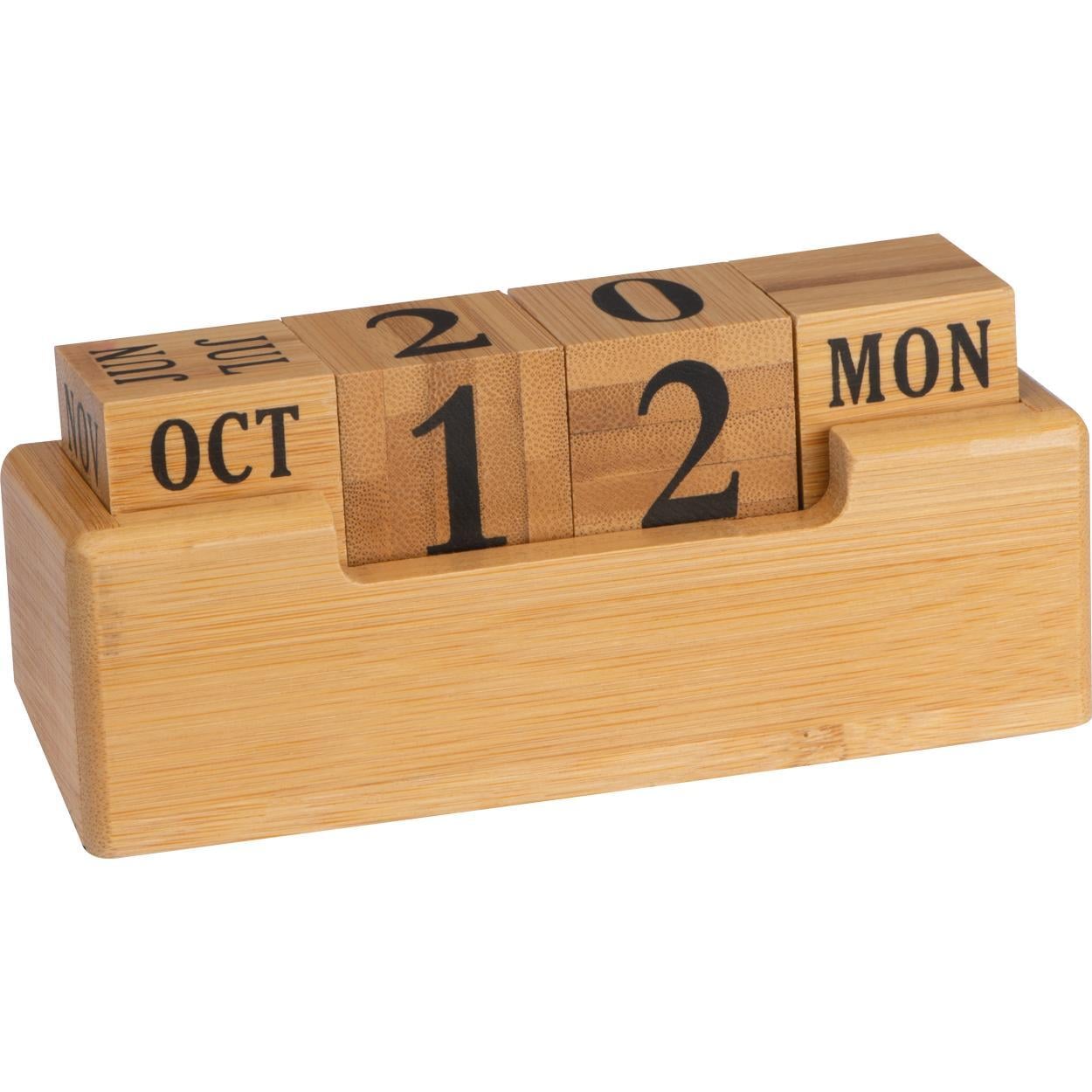 eeuwig durende kalender van bamboe sample