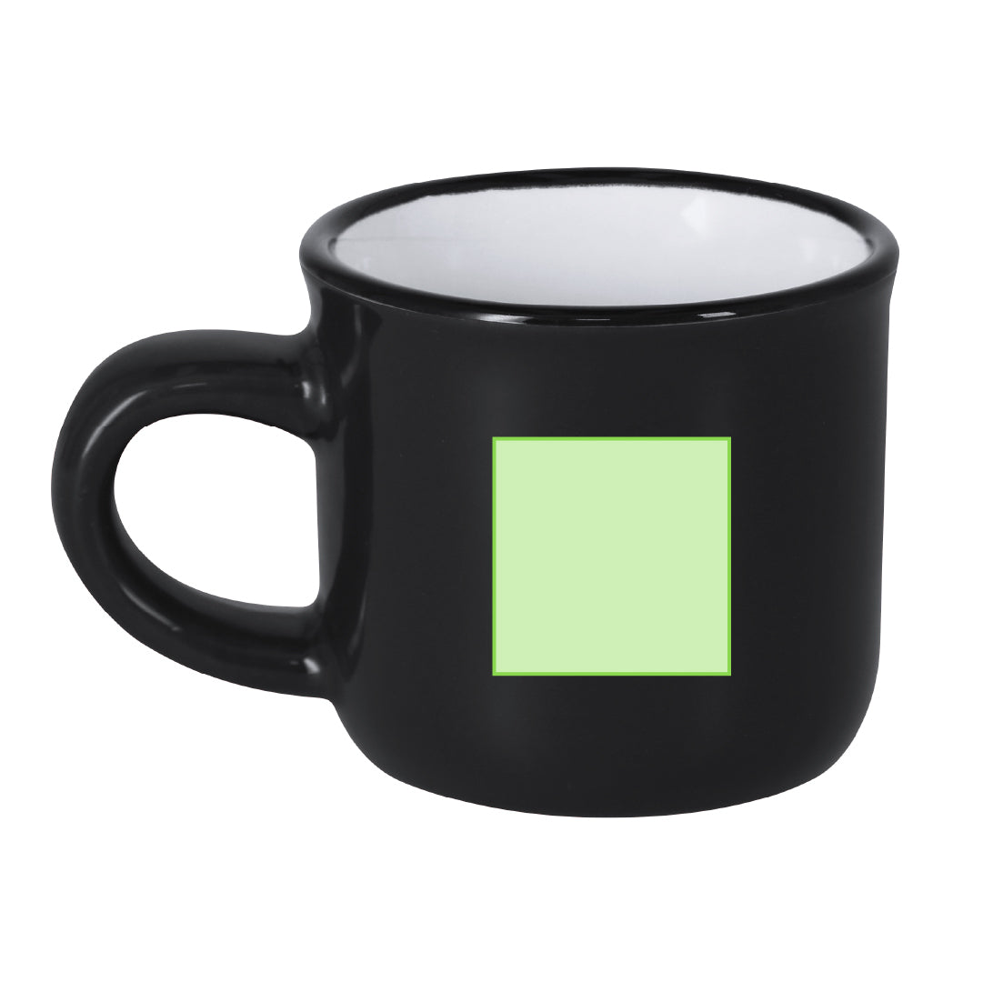 Mug Ridot zwart 1 kleur