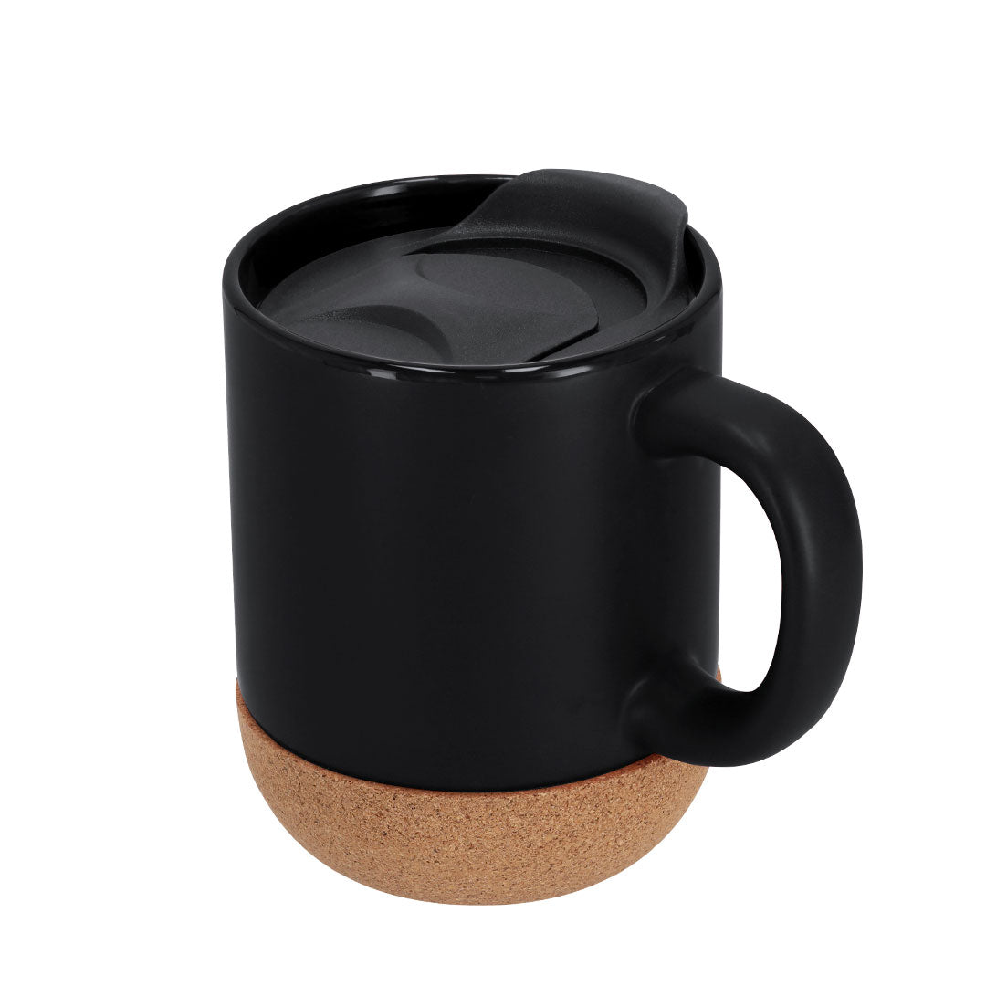 Geïsoleerde mok Shivak donkerblauw 1 kleur