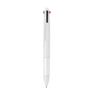 Veelkleurige pen Zorzal wit onbedrukt