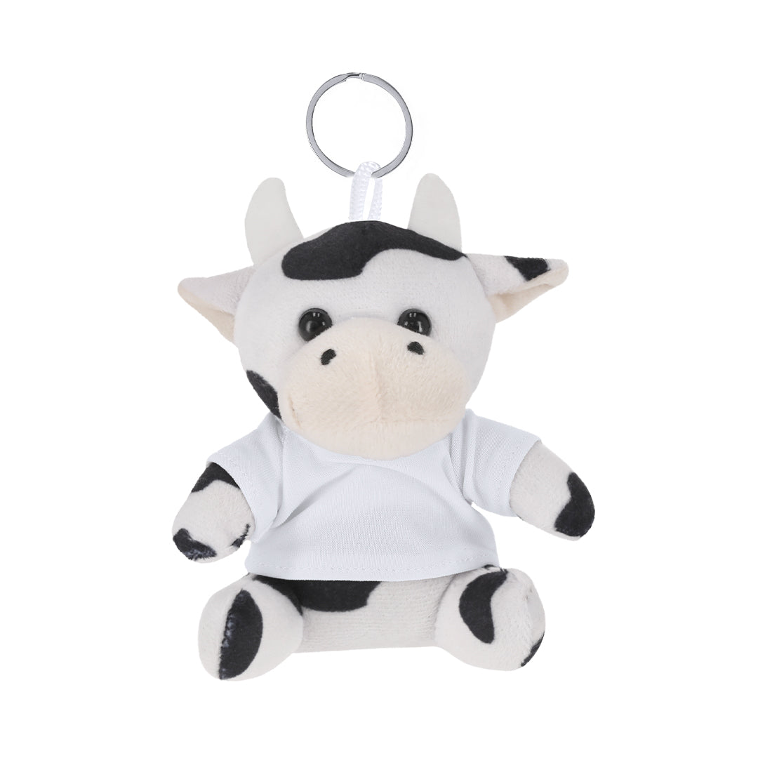 Sleutelhanger Teddy Gans wit onbedrukt