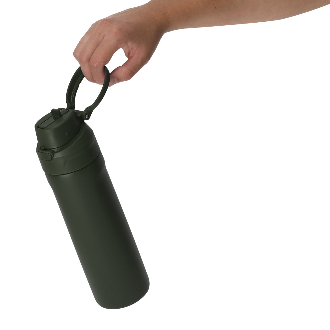 Geïsoleerde fles Ninivek zwart 1 kleur