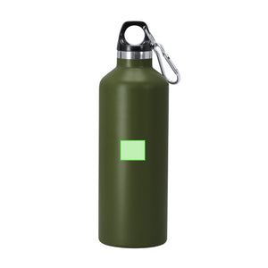 Geïsoleerde fles Angkor groen Graveren