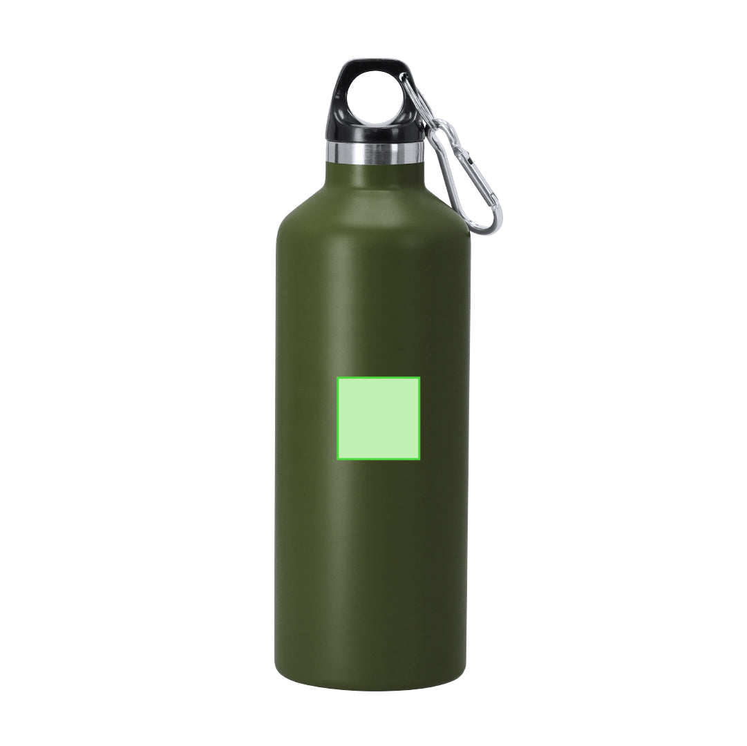 Geïsoleerde fles Angkor groen onbedrukt
