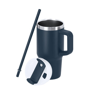 Geïsoleerde mok Gobby donkerblauw 1 kleur